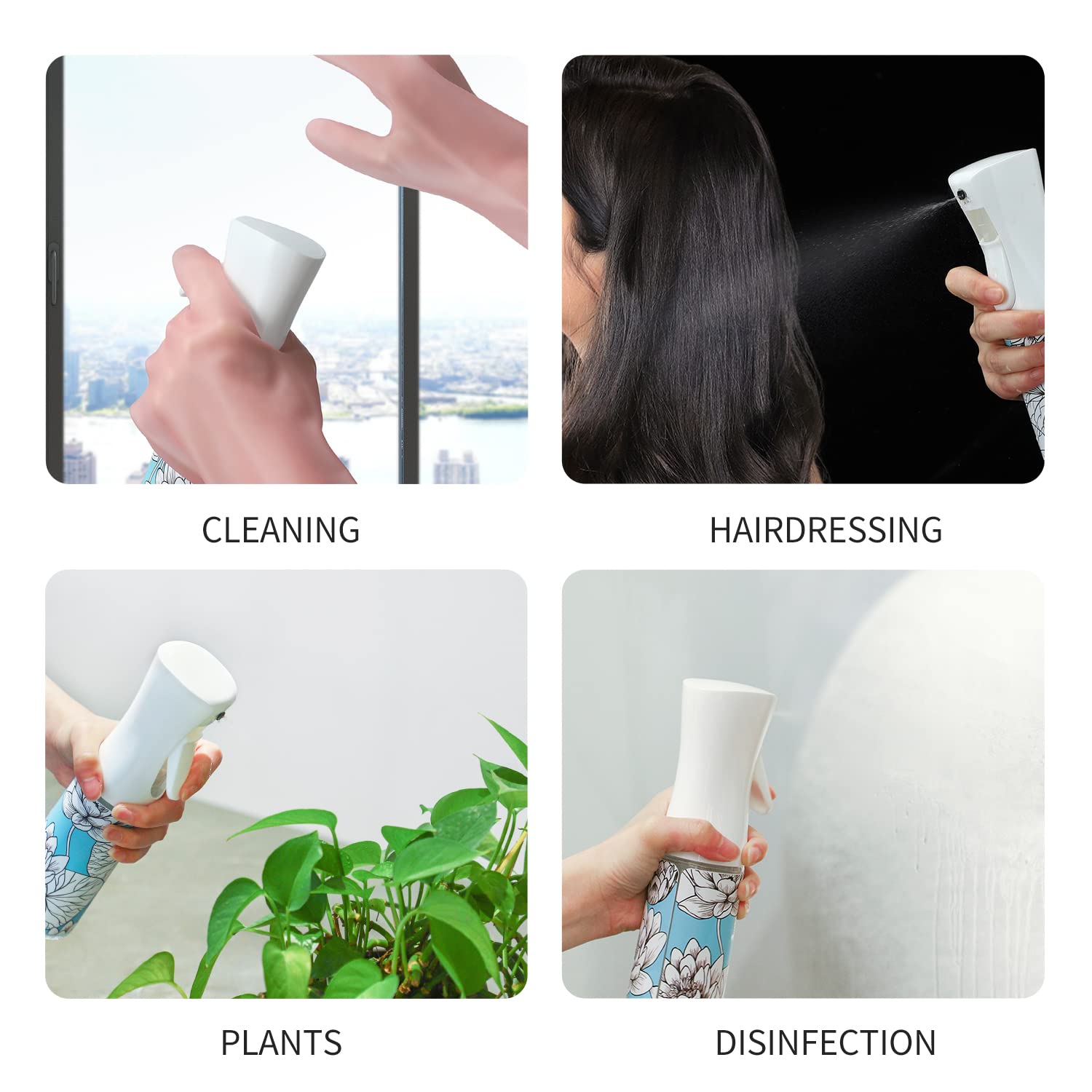 Amazon.co.jp: Shu mizara ヘアスプレーボトル 連続水ミスター空